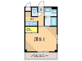 クライスコ－トの物件間取画像